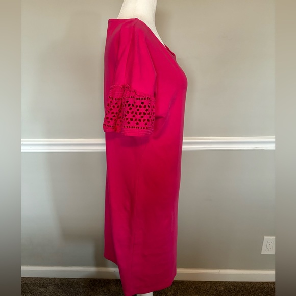 TALBOTS Eyelet Interlock Shift Dress - Picture 6 of 10